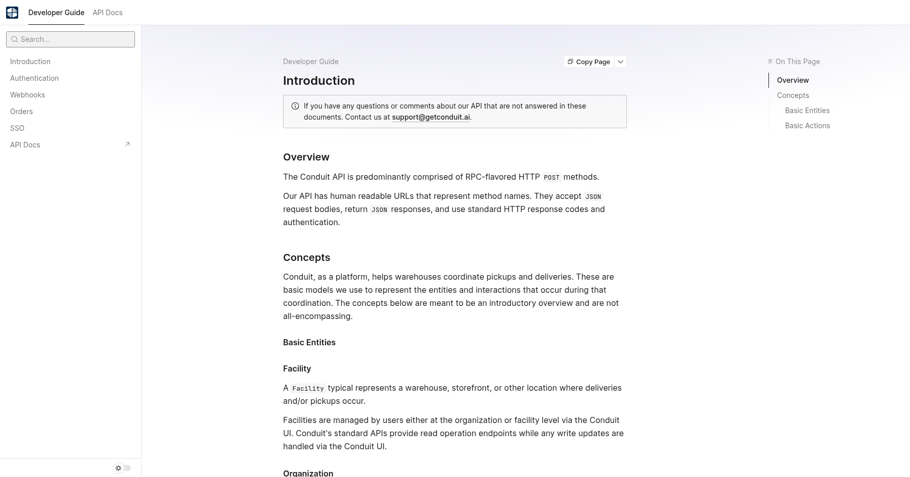 API Docs