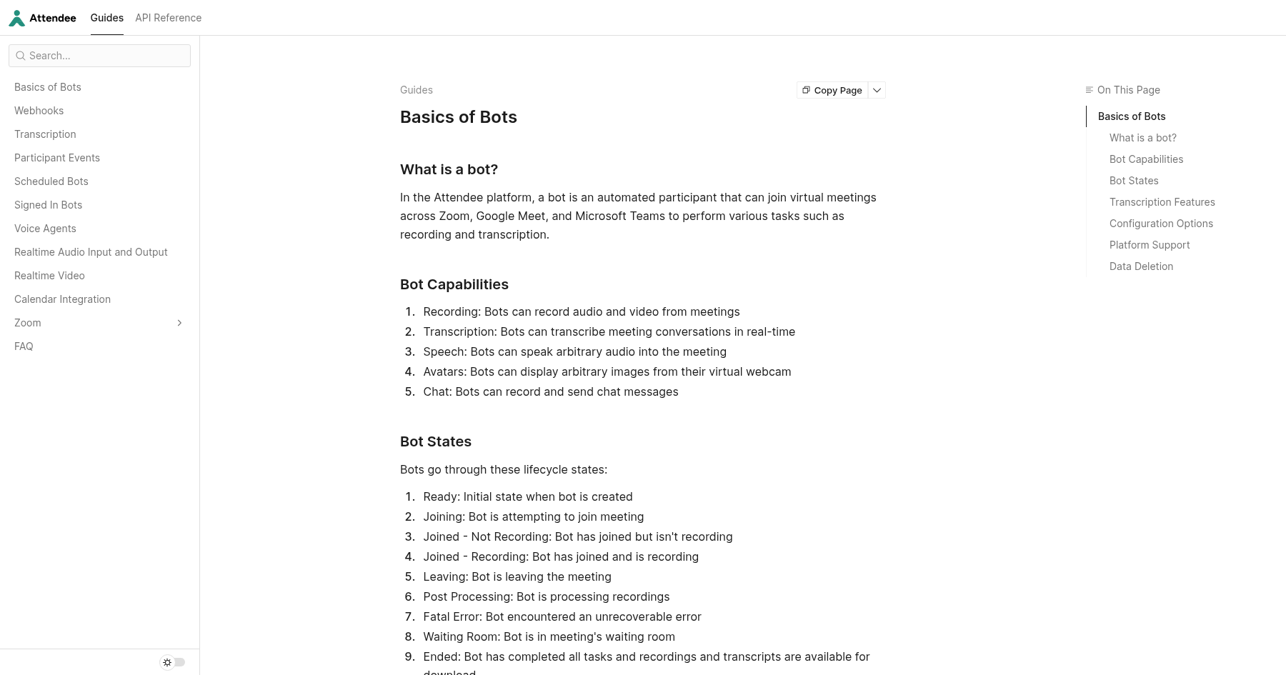 Basics of Bots