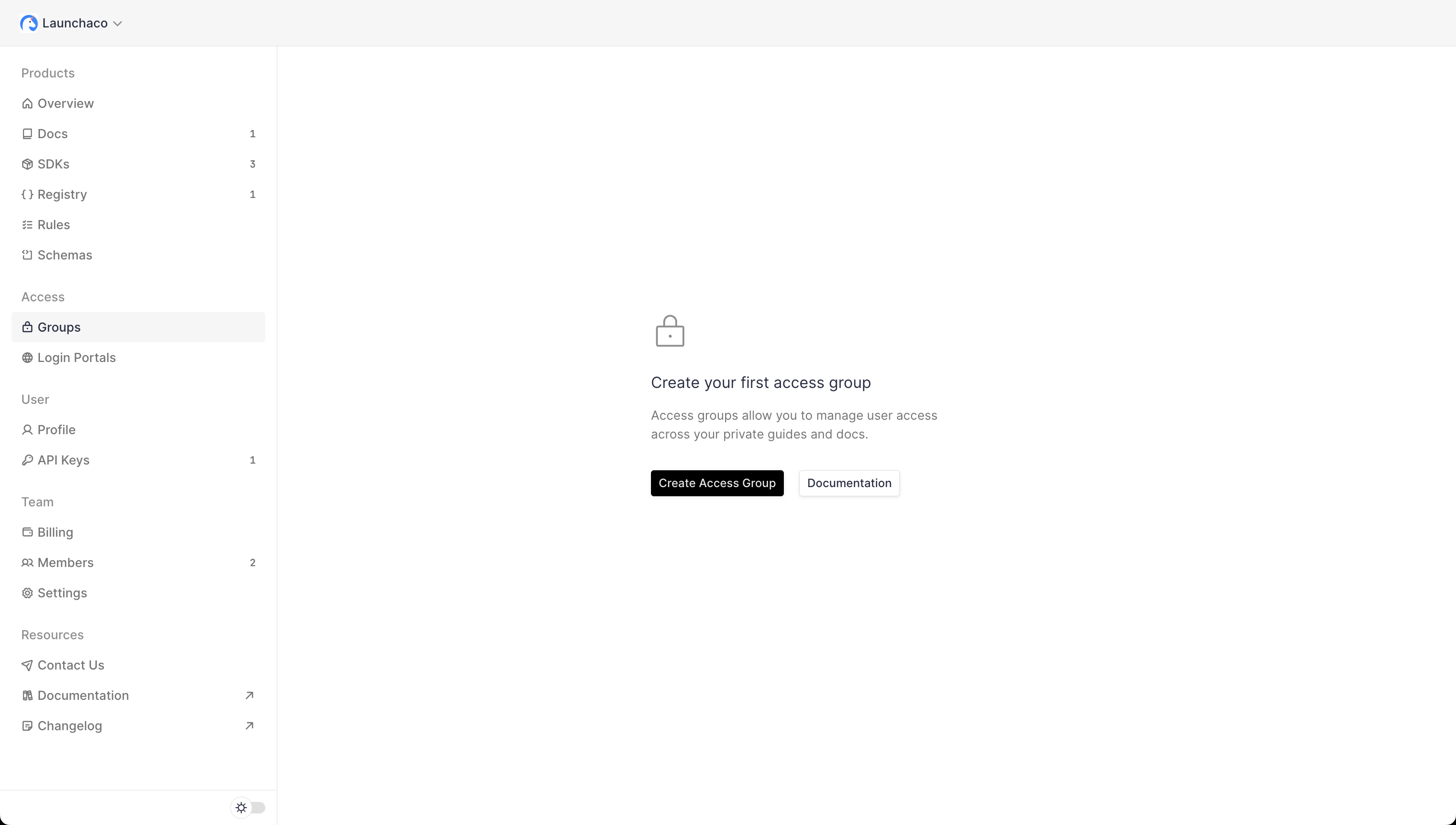 Scalar Access Group Page