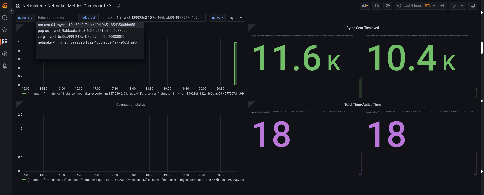 Netmaker Grafana View 1