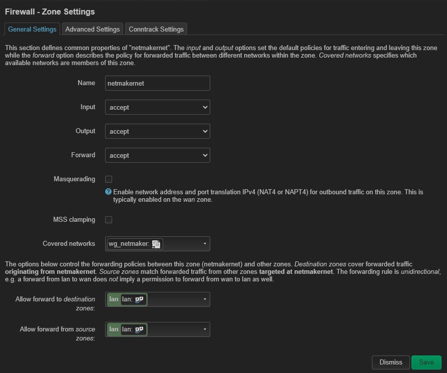 OpenWrt - Firewall configuration